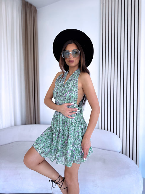 "COSMOPOLITAN" floral dress - green